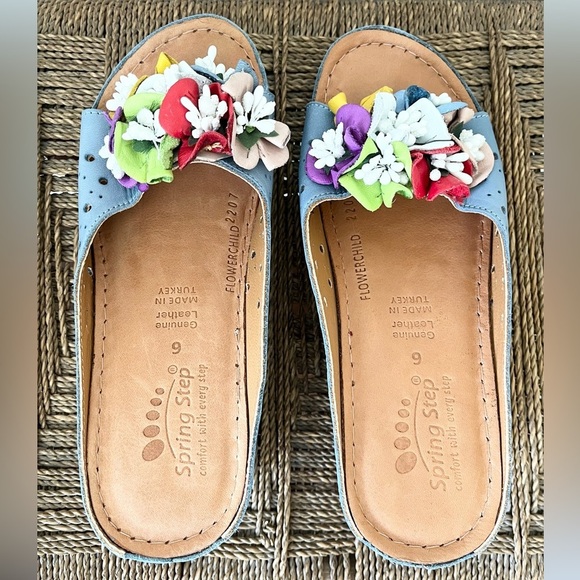 Spring Step Shoes Women’s 6 Flowerchild Wedge Sandal - Picture 7 of 9